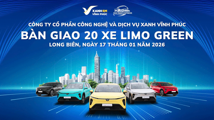 BÀN GIAO 20 XE ĐIỆN LIMOGREEN – DẤU ẤN TRONG HÀNH TRÌNH 10.000 XE LIMOGREEN