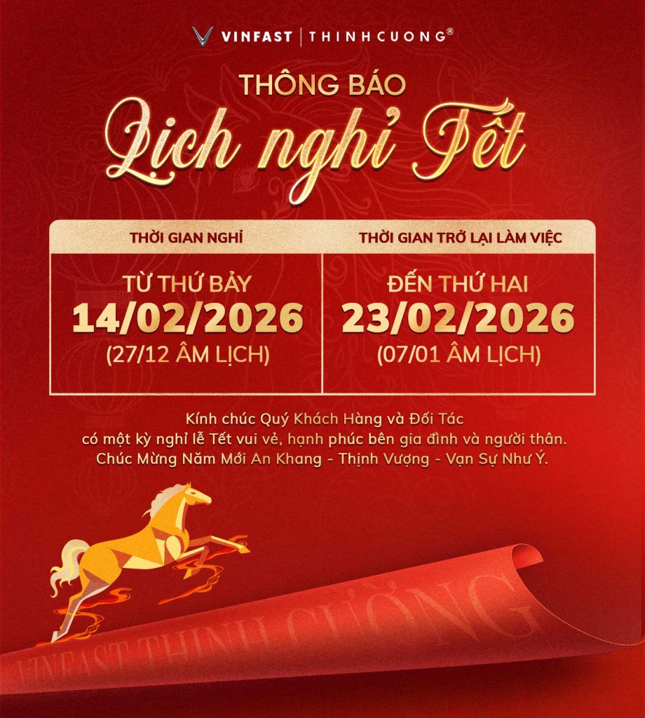 LỊCH NGHỈ TẾT NGUYÊN ĐÁN BÍNH NGỌ 2026