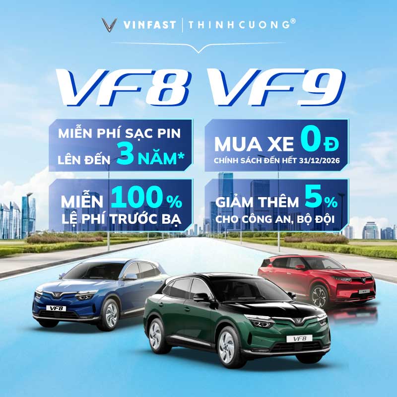 NHÓM XE CAO CẤP: VF8, VF9