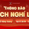 VINFAST THỊNH CƯỜNG THÔNG BÁO LỊCH NGHỈ LỄ GIỖ TỔ HÙNG VƯƠNG VÀ 30/4 – 1/5