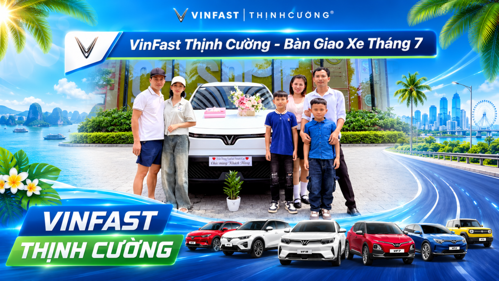 Lễ bàn giao xe vinfast tháng 7