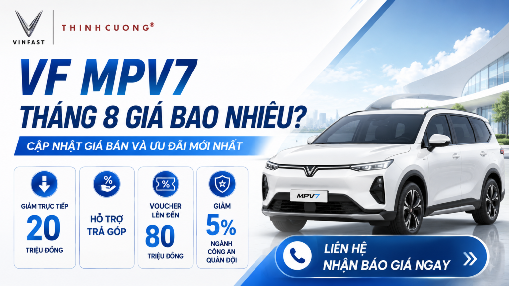 VF MPV7 tháng 8 giá bao nhiêu