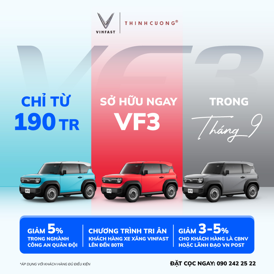 Uu dai vinfast vf3