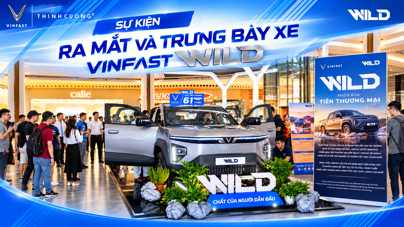 VinFast VF Wild Ra Mắt & Trưng Bày Tại VinFast Thịnh Cường
