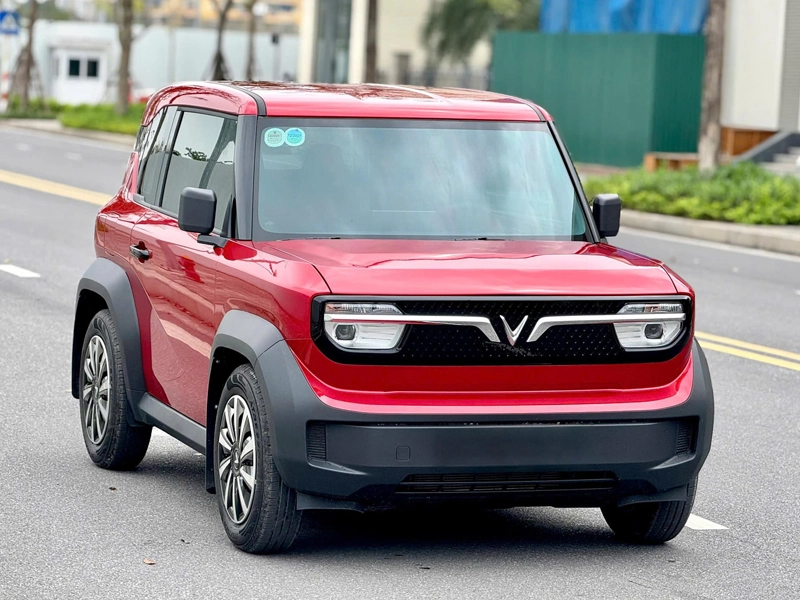 Vinfast vf3 mau đỏ