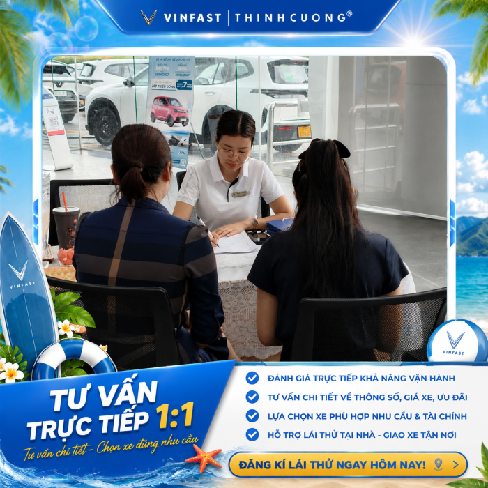 Lai thu xe vinfast tai nha giao xe tan noi cung vinfast thinh cuong
